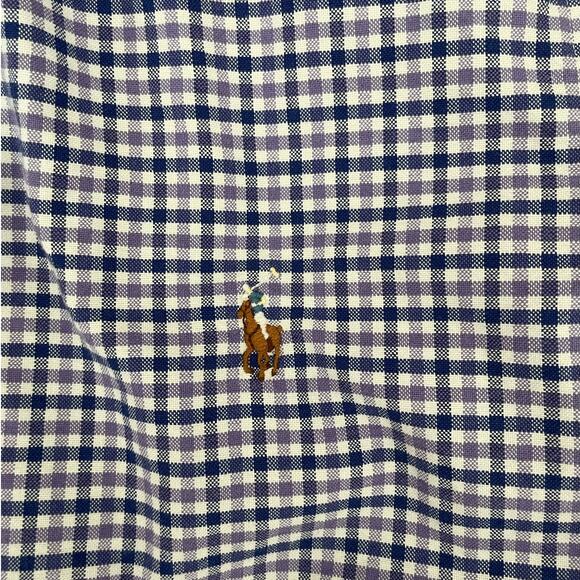 Ralph‎ Lauren Mens Shirt L Checked Plaid Button Up Preppy Travel Office Casual - Picture 8 of 12
